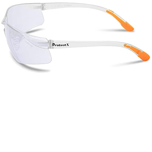 ProtectX Safety Glasses for Men & Women, Safety Sunglasses - color: Olympus Blue Light 2 Pk