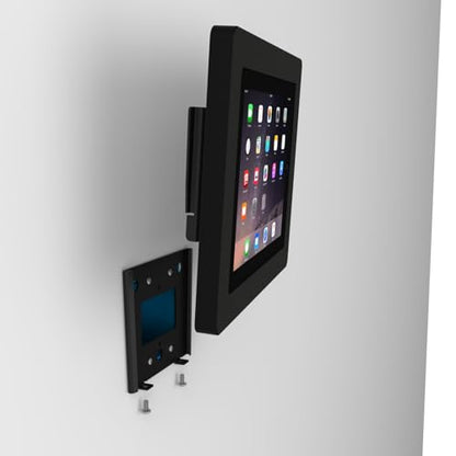 VidaMount Black Enclosure and Fixed VESA Slim Wall Mount [Bundle] Compatible with iPad 2/3/4 - color: Black, size: iPad 2/3/4