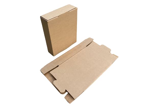 12x10x3 Inches Shipping Boxes Pack of 25, Small Corrugated Cardboard Box for Mailing Packing Literature Mailer (12"L x 10"W x 3"H)