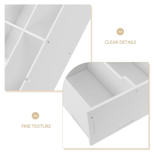 ABOOFAN Cash Box with Dividers Multi Compartment Money Drawer Organizer for Cash and Coins Desk Tray for Office Drawer Retail Counter 13.97 X 10.03 X 3.14 in Storage Box