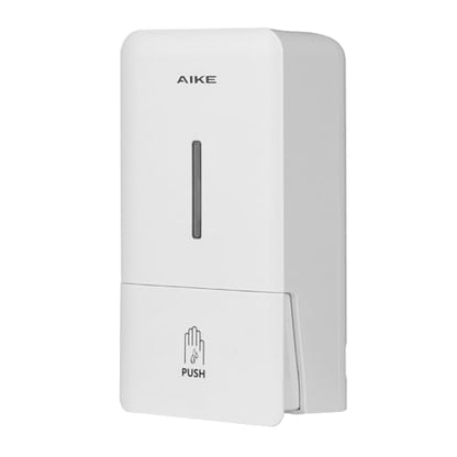 AIKE Liquid Commercial Soap Dispenser,27oz for Bathroom Pure White,AK1006 - color: White