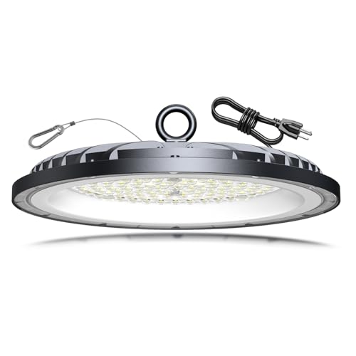 AIKVSXER 1 Pack UFO LED High Bay Light, 200W 30000LM LED Shop Lights