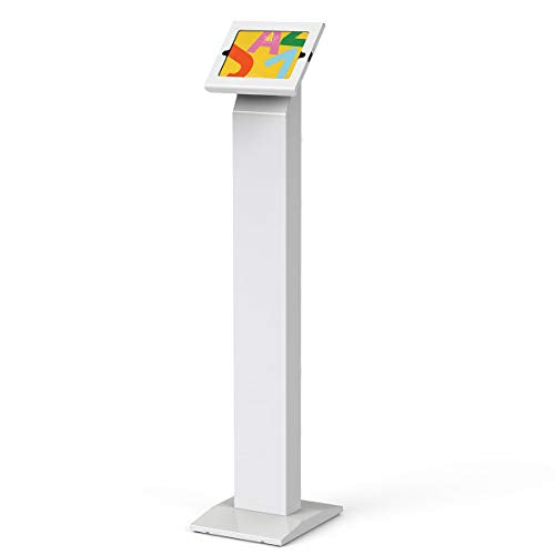 Kiosk Tablet Floor Stand for 10.2 inch iPad 7 8 9 Gen Key Lock Rotation BSF102T