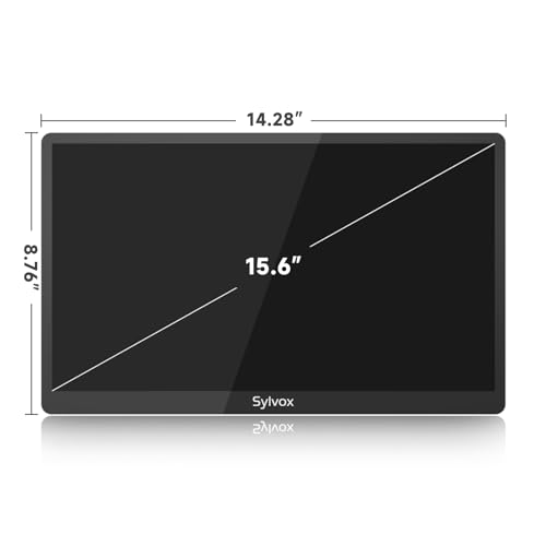 SYLVOX Kitchen TV, Small Smart TV for Kitchen, 15.6 inch Under Cabinet TVs