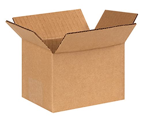 Secure Seal - 6x4x4 Pack of 100 Corrugated Cardboard Packing Shipping Mailing Moving Carton Boxes - color: 100 Pack, size: 6x4x4