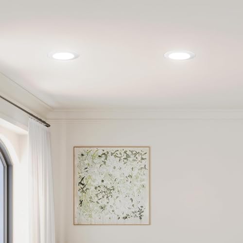 Amico 6 Pack 4 inch 5CCT LED Recessed Lighting, Retrofit Can Lights, White - size: 4 Inch-White