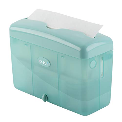 EZbrnd Countertop SLIMFOLD Hand Towel Dispenser for Kitchen/Bathroom/Office/RV/Airbnb, Guest Towel Holder, Turquoise - color: Turquoise