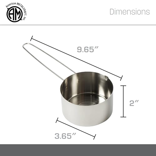American METALCRAFT, Inc. American Metalcraft MCL125 Stainless Steel Measuring Cup, 1 1/4-Cup - size: 1 1/4 Cup