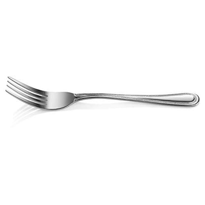 New Star Foodservice Bead Pattern 18/0 Stainless Steel Dinner Fork, 7.7-Inch, Set of 12, Commercial Grade - size: Dinner Fork (7.7-Inch)