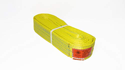 Kennedy Wire Rope & Sling Co. 3" x 18' 2-Ply Twist Eye Polyester Lifting Sling (Various Sizes in Listing) Made in The USA - color: 3" 2-Ply Twist Eye (Type 4), size: 3" x 18'
