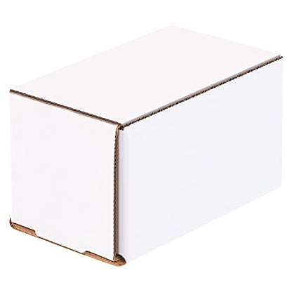 Box USA BM533 5"L x 3"W x 3"H, White (Pack of 50) - size: (019) 5" x 3" x 3", 50-Pack