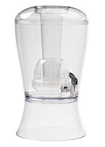 CreativeWare 3 Gallon Beverage Dispenser With Ice Cylinder And Fruit Infuser - size: 3 Gallon
