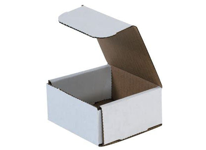 Secure Seal Shipping Boxes - 3x3x2" Mailers - White Foldable Corrugated Cardboard Packaging for Mailing, Moving, Storage, and Organizing - Strong Lightweight Foldable (Bulk 50 Pack) - size: 3x3x2 Pack of 50