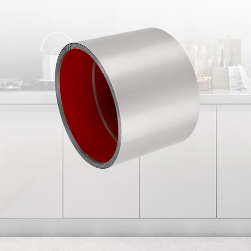 Stainless Steel Kick Plate, Self Adhesive Metal Door Kick Plate 9.8FT x 3.9IN Peel and Stick Baseboard Molding Trim Anti-Scratch Toe Kick Cover for Interior Exterior Doors Kitchen Cabinets Cupboard - color: Brushed Silver