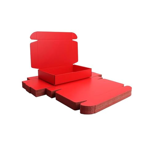 Small Red Shipping Packaging Boxes L8xW5.5xH1.5Inch 20Pcs Mailer Boxes - color: Red, size: Small-L8xW5.5xH1.5 inch