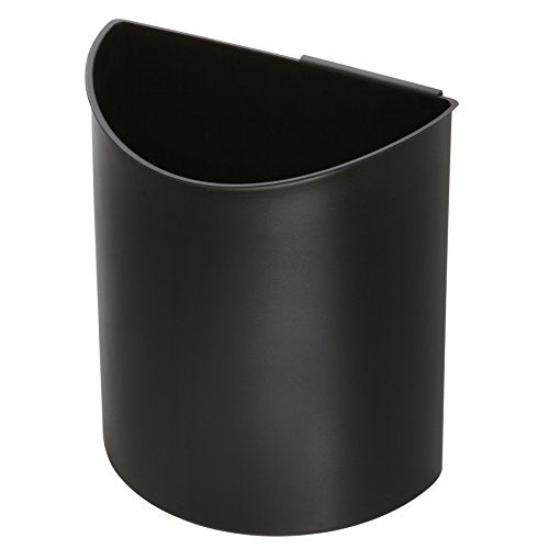Safco Desk Side Recycling Receptacle, 2 Bin Set, Black/Blue, 7 Gallon - size: 7 Gallon