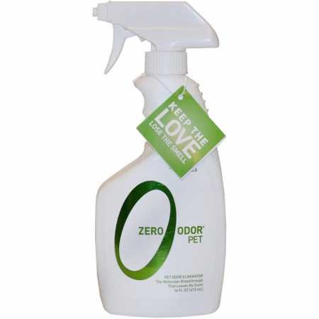Zero Odor Pet Odor Eliminator Spray for Dog & Cat Urine, Carpet Deodorizer - size: 16 Fl Oz (Pack of 1)