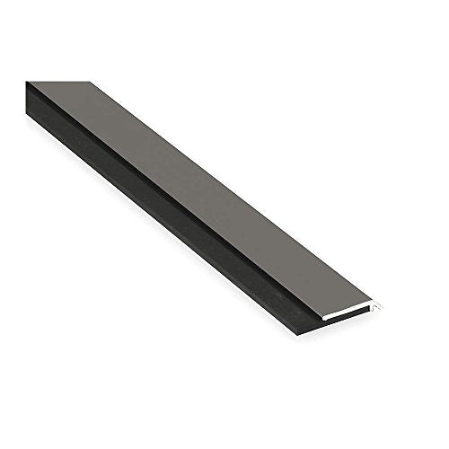 Pemko 085639 315CN36 Door Bottom Sweep, Clear Anodized Aluminum with Black Insert, 1" Width, 36" Length, Aluminum