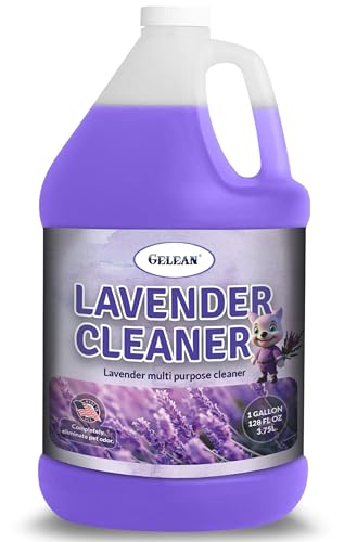 LAVENDER Multi Purpose Cleaner & Deodorant - MADE IN USA - Concentrate Lavender cleaner - Strong Odor Floor Cleaner - Floor Cleaner Odor eliminator 128oz