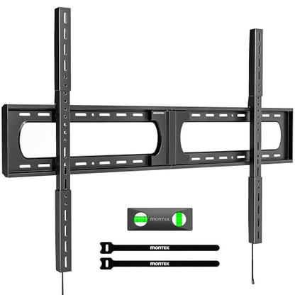 monTEK Heavy Duty Fixed TV Wall Mount for 37-150 Inch TVs, Up to 375 lbs - size: 37-150'' Fixed
