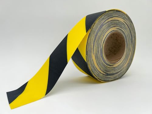 LeanStripe Aisle Striping 5S Floor Marking Tape (Black/Yellow, 4" x100') - color: Black/Yellow, size: 4"x100'