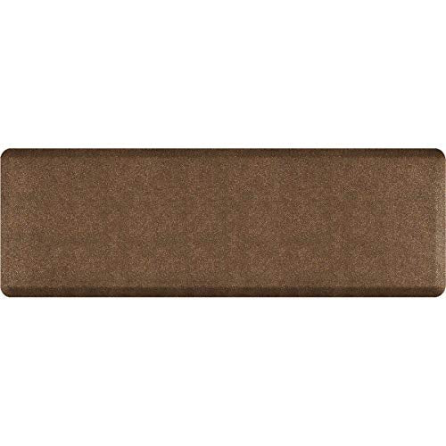 WellnessMats Anti-Fatigue Granite Motif Kitchen Mat,72 Inch by 24 Inch, Copper - color: Copper, size: 72"L x 24"W x 0.8"Th