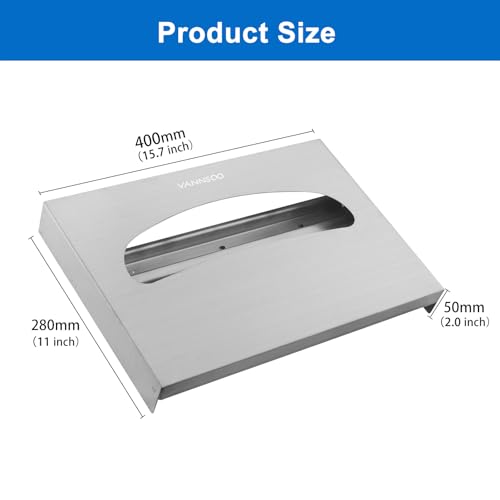 Commercial Stainless Steel Toilet Seat Cover Dispenser Wall Mount