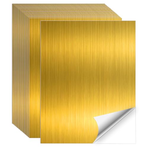 Gold Printable Sticker Paper, 20 Sheets Printable Holographic Gold Sticker Paper, Laser/Inkjet Printing-Letter Size (8.5" x 11") - color: Gold, size: 8.5" x 11"
