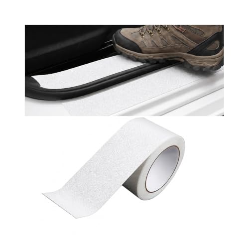 Car Door Edge Guard Sill Protector, 16FT x 2.7", Non-Slip, White - color: White