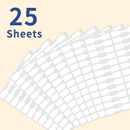 White Jewelry Price Labels,Any Pen Will not be Smeared,No Glue in the Middle Folding Part,Suitable for Jewelry handicrafts,etc. (600 PCS,1 Bag) - color: White, size: One bag