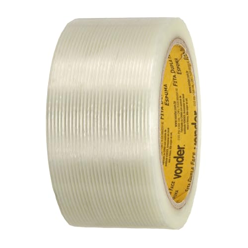 uxcell Filament Strapping Tape 2" x 21.9 Yards 5.9 Mil Heavy Duty Striped - size: 2 Inch x 21.9 Yards 5.9 Mil