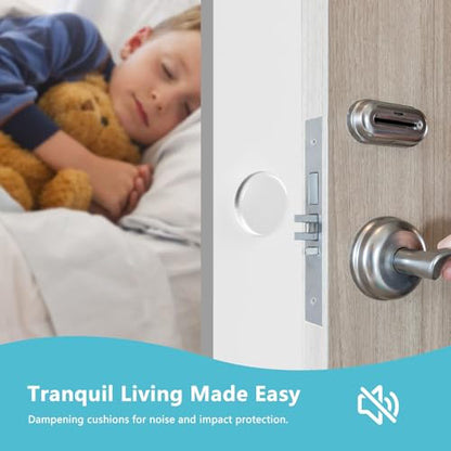 Door Stoppers for Wall, LveSunny 2" (6-Pack) Door Knob Wall Protector Clear