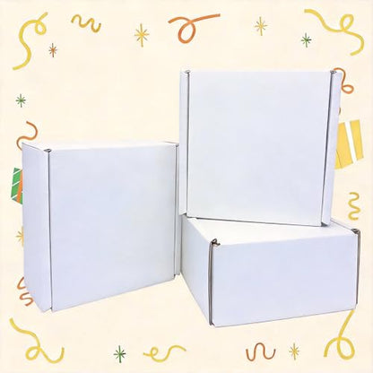 Small White Boxes 4x3x2 Inches 50 Pack - size: 4x3x2 inches