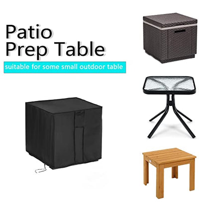 Outdoor Table Cover 18 Inch for Keter Ice Cube Beer Cooler Table - size: 18" x 18" x 18"