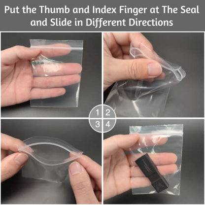 360Pcs 3x5 inch Plastic Zip Bags, Clear, 2 Mil - size: 3x5 Inch (Pack of 360)