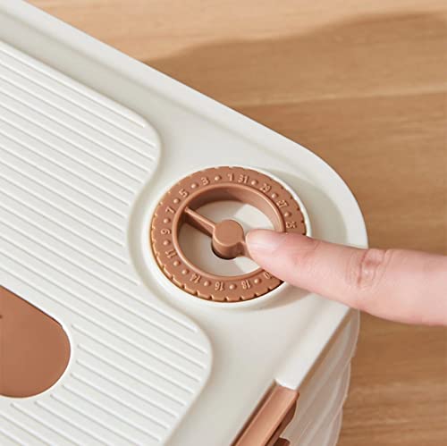 MANHONGYU 4-layer Food Storage Containers,Plastic Cookie Containers,Stackable Cookie Carrier, Dumpling Storage Box