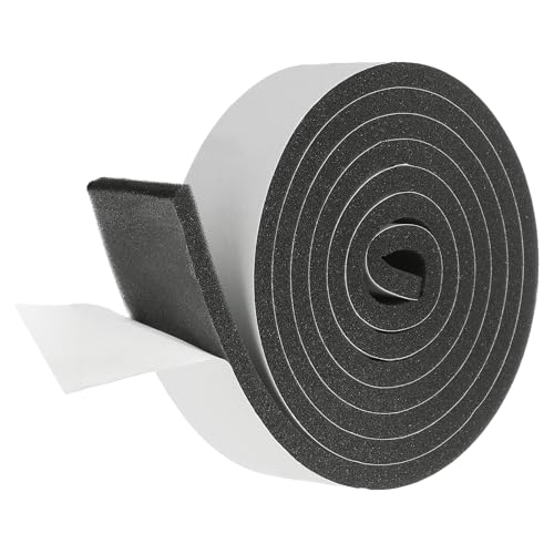 uxcell Weather Stripping Door Seal, 1-9/16" x 5/16" (1 Roll, 6.5Ft) - size: 1-9/16" x 5/16" (6.5 Ft)