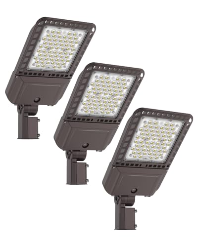 Parking Lot Light 200W - 30,000LM, 150LM/W 5000K Slip Fit 3Packs - color: Slip Fit 200W 3P