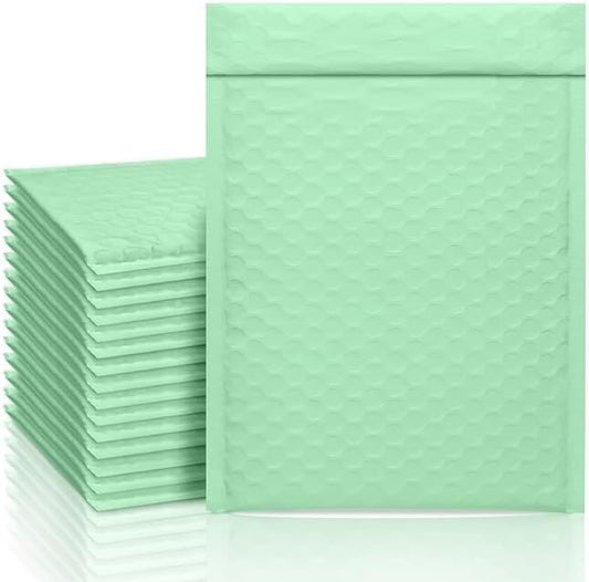 ProLine Bubble Mailers 8.5x12" Green Ash Bubble Mailer, Self Seal Padded Envelopes Gifts Mailing Envelopes Bubble Padded, Bubble Envelopes for Shipping, Usable Size 8.5x11" (10)