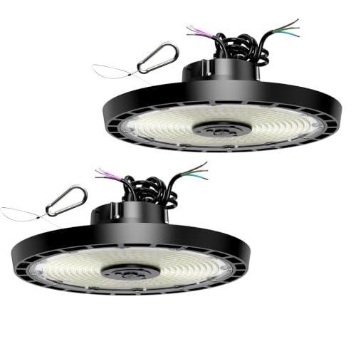 UFO LED High Bay Light,240W,36000LM 0-10V Dimmable 2Pack - size: 240W-2Pack