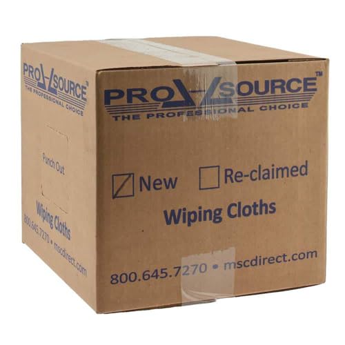 PRO SOURCE 10 Lb Box Virgin Surgical Lint-Free Blue Cotton Huck Towels: 16" x 25" - size: 10 lb