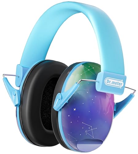 Dr.meter Monster Jam Ear Protection for Kids, Earmuffs for Noise Reduction - color: Print Aurora