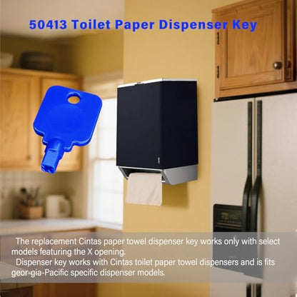Paper Towel Dispenser Key Replacement for Cintas Dispensers, 2-Pack