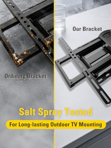 Mounting Dream Outdoor TV Mount Weatherproof TV Wall Mount for 42-86" TVs - size: For 42"-86" TV, 16" Studs