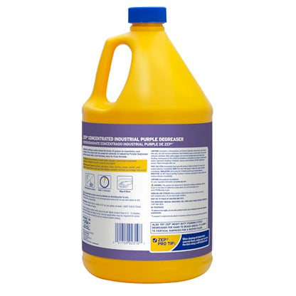 Zep Industrial Purple Cleaner and Degreaser Concentrate - 1 Gallon (Case of 4) ZU0856128 - Easy to Rinse Formula - size: 128 Fl Oz (Pack of 4)