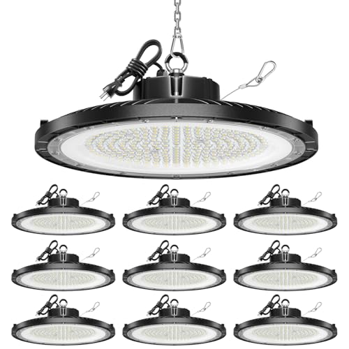 ONLYLUX UFO LED High Bay Light, 10 Pack, 150W, 5000K, 22500LM