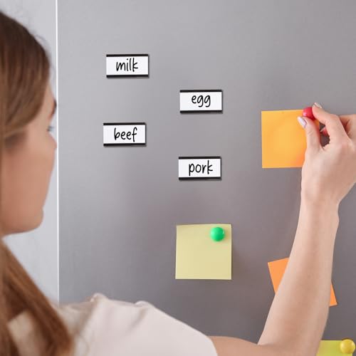 40pcs Magnetic 'C' Channel Label Holders 1x2in - color: 1 X 2 Inch