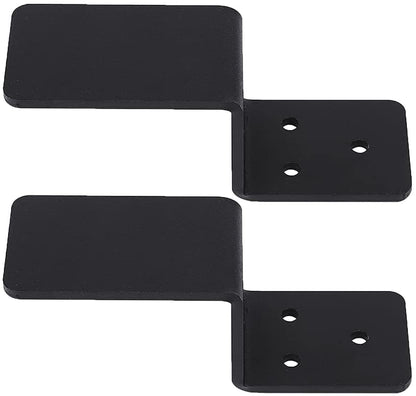 2x4 Door Barricade Brackets| Door Barricade Closed Bar Holder| Heavy Duty Metal Drop Open Bar Security Door Lock Bracket Fits 2x4 Boards|Sturdy and Effective Security Measure