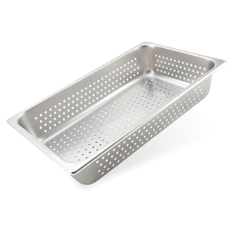 Winco Full Size Pan Perforated, 4-Inch, Medium - size: 4" Deep