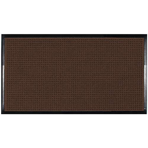 Guardian WaterGuard Indoor/Outdoor Wiper Scraper Floor Mat, Rubber/Nylon, 4'x20', Burgundy - color: Burgundy, size: 4' x 20' (Rectangular)